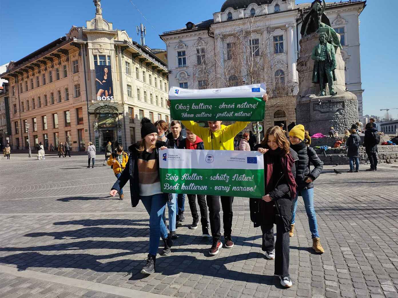 Akcja Pokaż śmiecia na ulicach Ljubljany